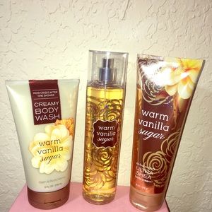 Bath and Body Works Warm French Vanilla Set